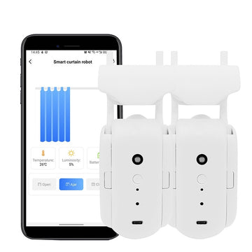 Smart Robot Curtain Driver for Roman Rod